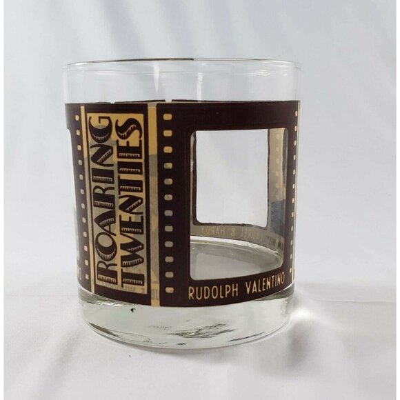 Roaring Twenties Houze Art Film Star Whiskey Glasses Cocktail Barware Vintage - Picture 9 of 12